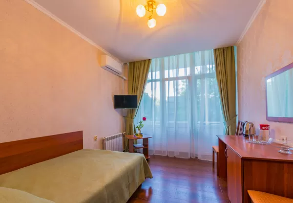 Одноместный номер 1 категории улучшенный в 1 корпусе в санатории имени Анджиевского в городе Ессентуки - фотография