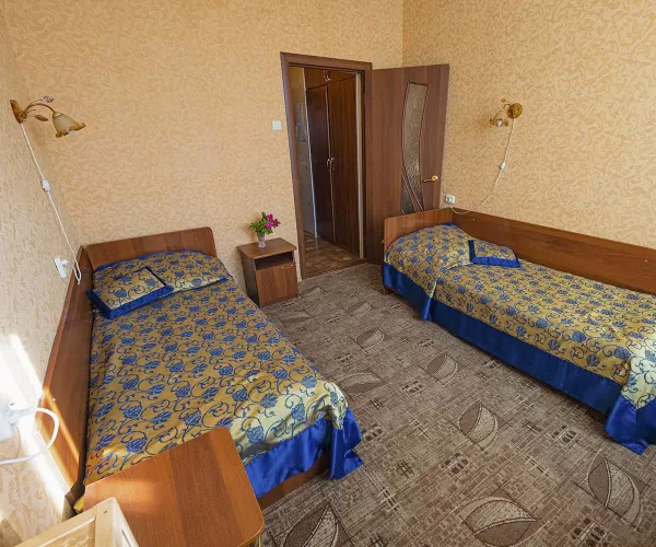Двухместный номер 1 категории в 1 корпусе в санатории имени Анджиевского в городе Ессентуки - фотография
