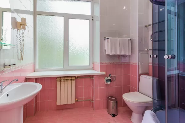 Двухместный номер 1 категории во 2 корпусе в санатории имени Анджиевского в городе Ессентуки - фотография