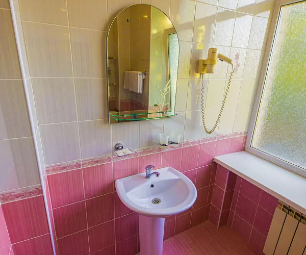 Двухместный номер 1 категории во 2 корпусе в санатории имени Анджиевского в городе Ессентуки - фотография