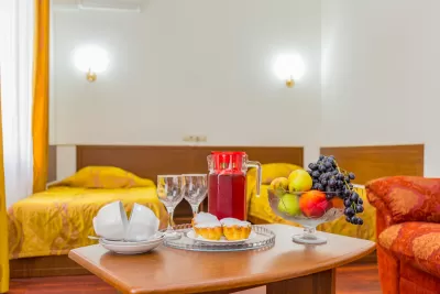 Двухместный номер 1 категории во 2 корпусе в санатории имени Анджиевского в городе Ессентуки - фотография