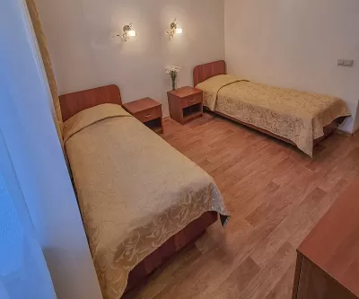 Двухместный номер 1 категории в 3 корпусе в санатории имени Анджиевского в городе Ессентуки - фотография